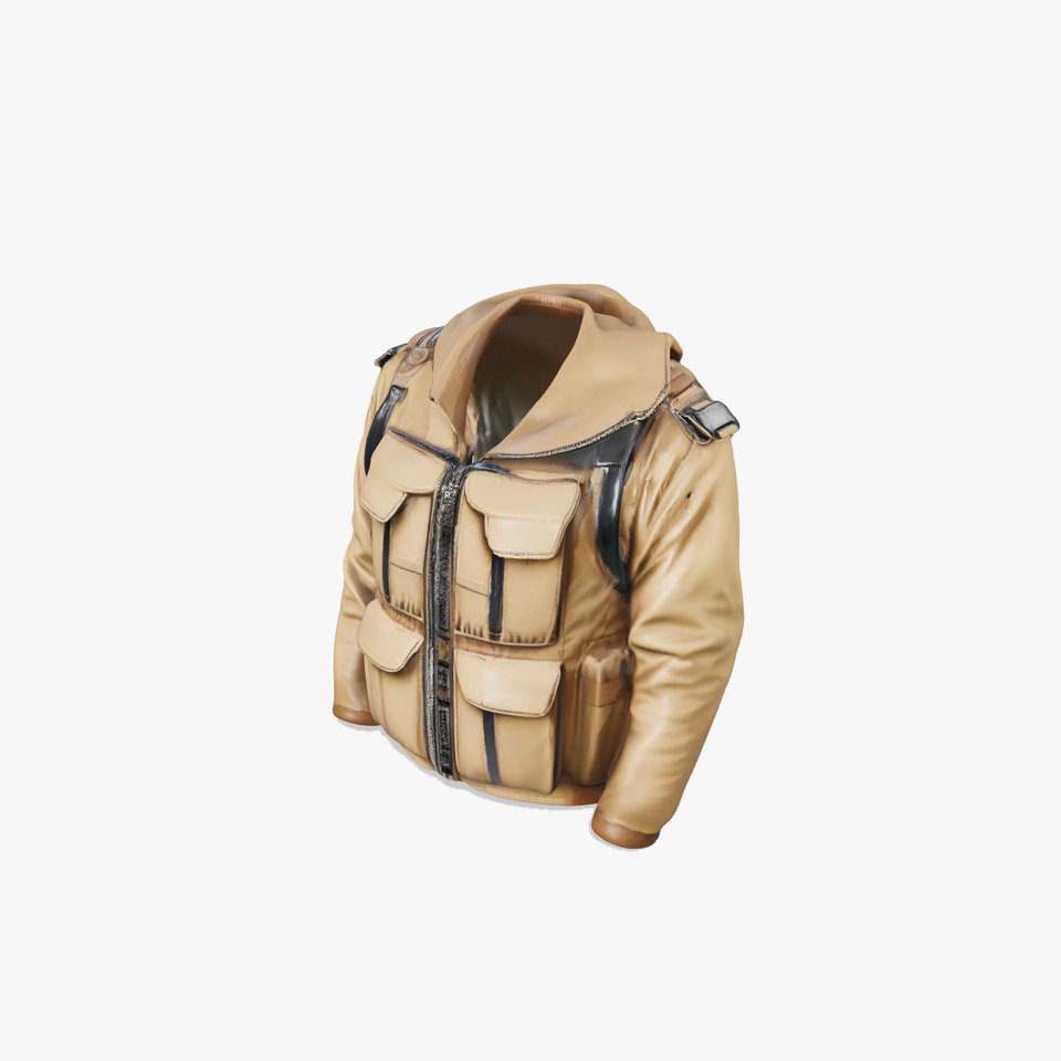 Tactical Jacket D Model Pack with PBR Textures